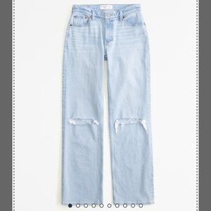 Abercrombie NEW Low Rise Baggy Jeans 27
